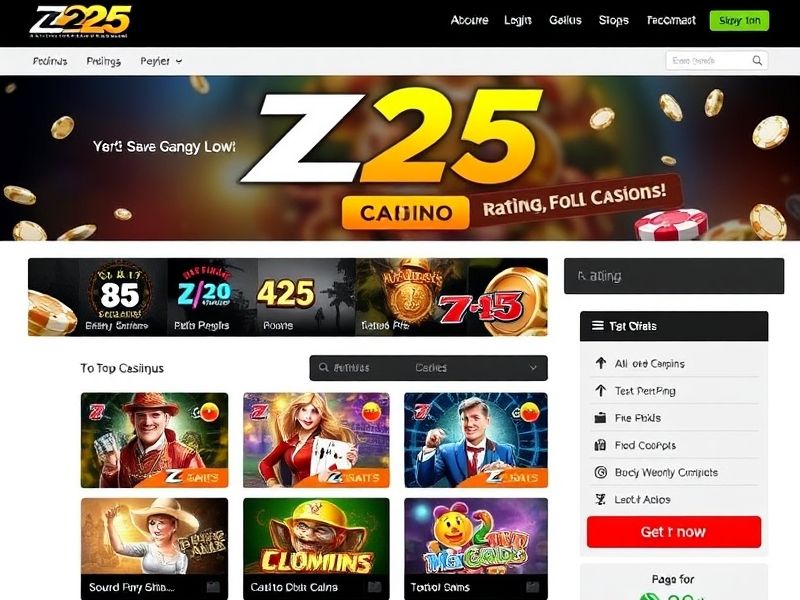 Welcome to Z25 Casino – The official source for trusted information about casino games, promotions, and real money gambling at z25 casino.com. Explore our expert insights and authoritative reviews.